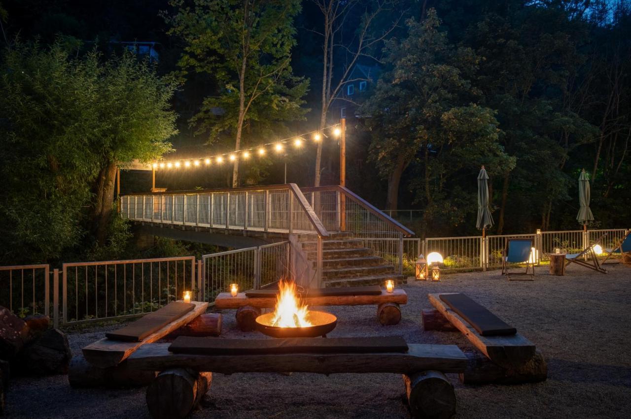 Bodetaler Basecamp Lodge - Bergsport- Und Naturerlebnishotel 뤼벨란트 외부 사진