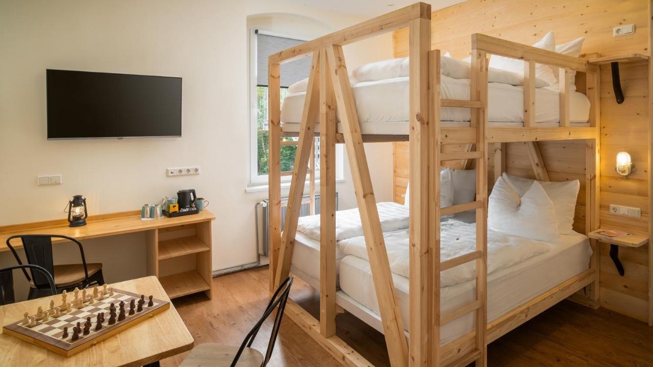 Bodetaler Basecamp Lodge - Bergsport- Und Naturerlebnishotel 뤼벨란트 외부 사진